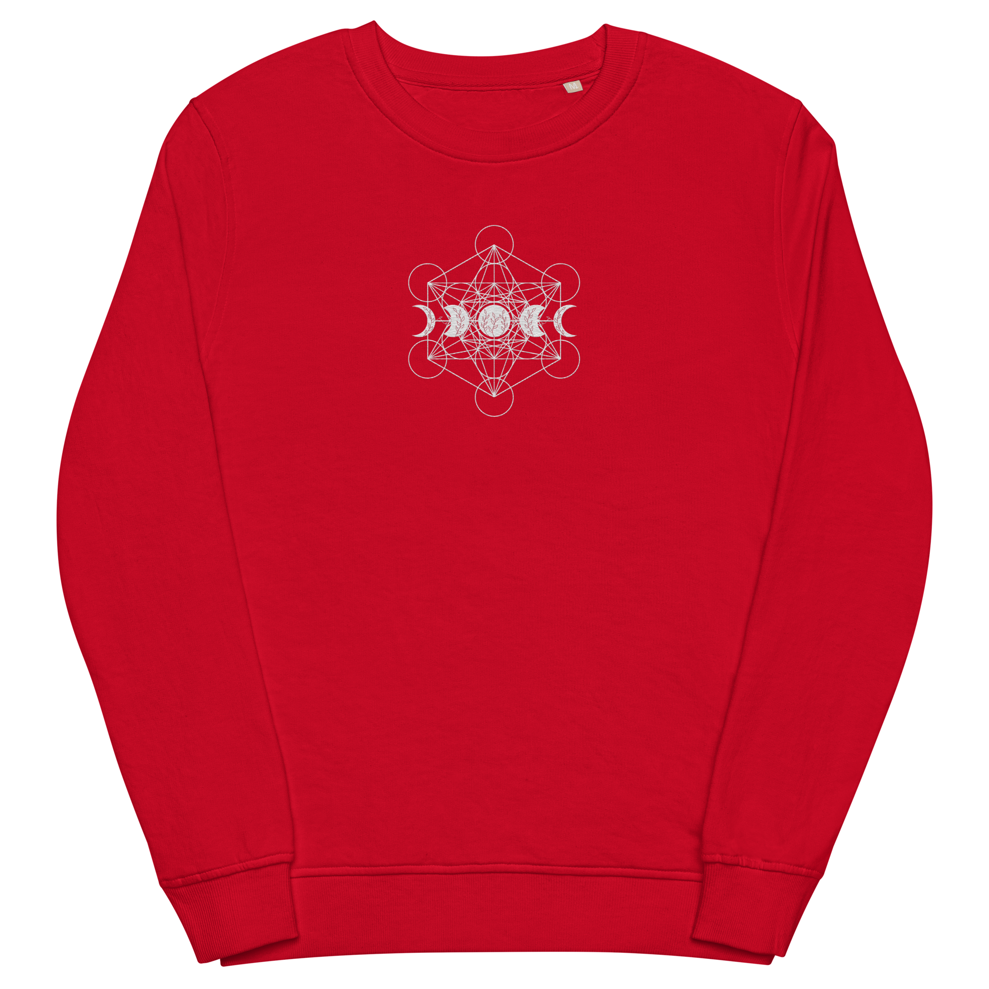 Metatron's Phase Embroidered Organic Sweatshirt
